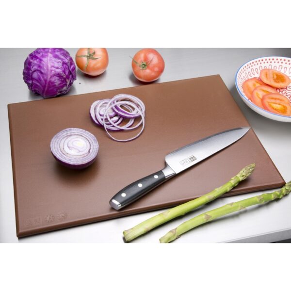 Hygiplas High Density Chopping Board Brown - 450x300x12mm - Image 7