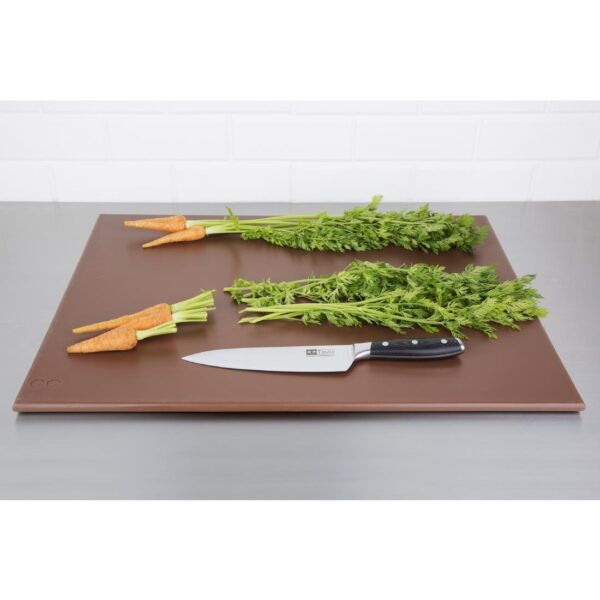 Hygiplas High Density Chopping Board Brown - 600x450x12mm - Image 2
