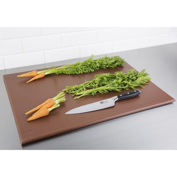 Hygiplas High Density Chopping Board Brown - 600x450x12mm - Image 3