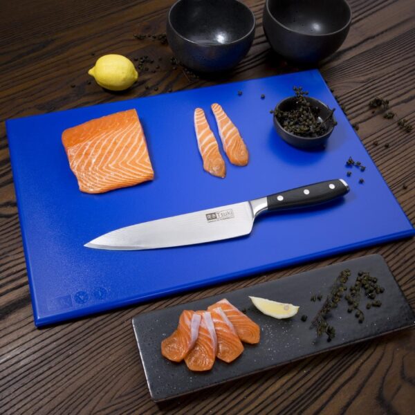 Hygiplas High Density Chopping Board Blue - 450x300x12mm - Image 5