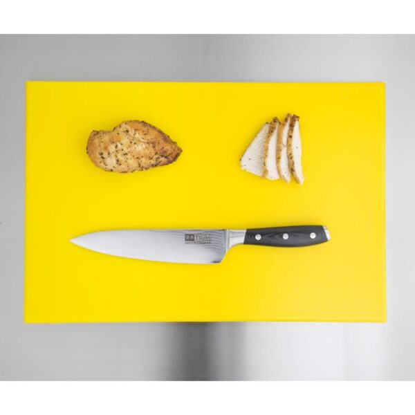 Hygiplas High Density Chopping Board Yellow - 450x300x12mm - Image 5