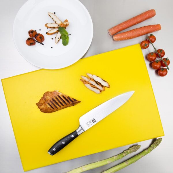 Hygiplas High Density Chopping Board Yellow - 450x300x12mm - Image 9