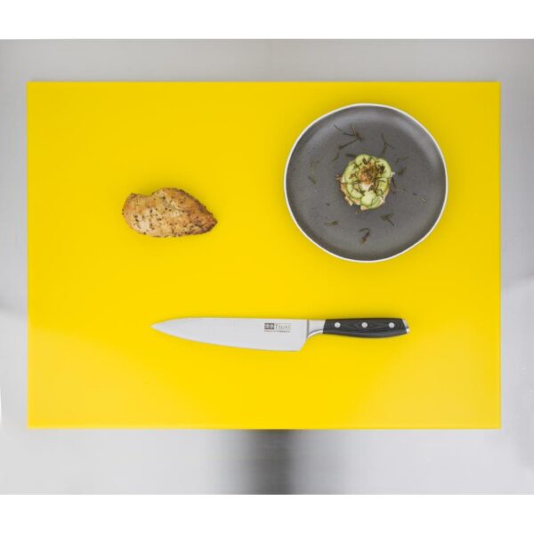 Hygiplas High Density Chopping Board Yellow - 600x450x12mm - Image 5