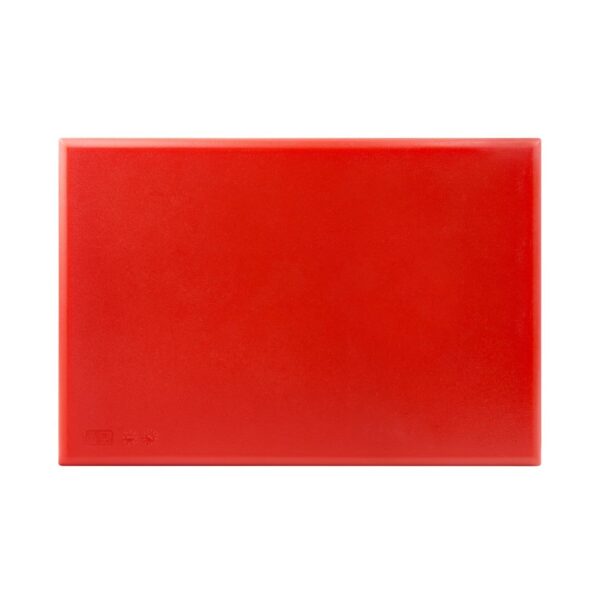 Hygiplas Extra Thick High Density Chopping Board Red - 450x300x25mm - Image 2