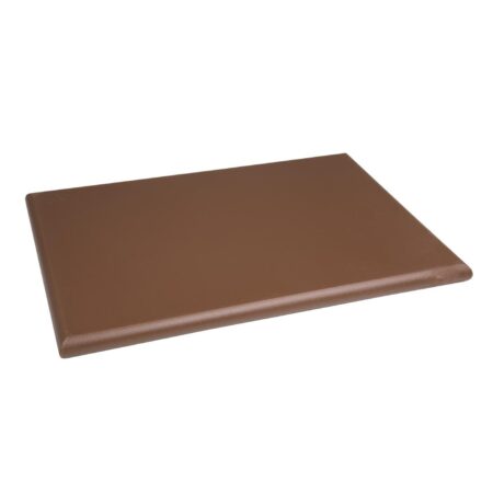 Hygiplas Extra Thick High Density Chopping Board Brown - 450x300x25mm