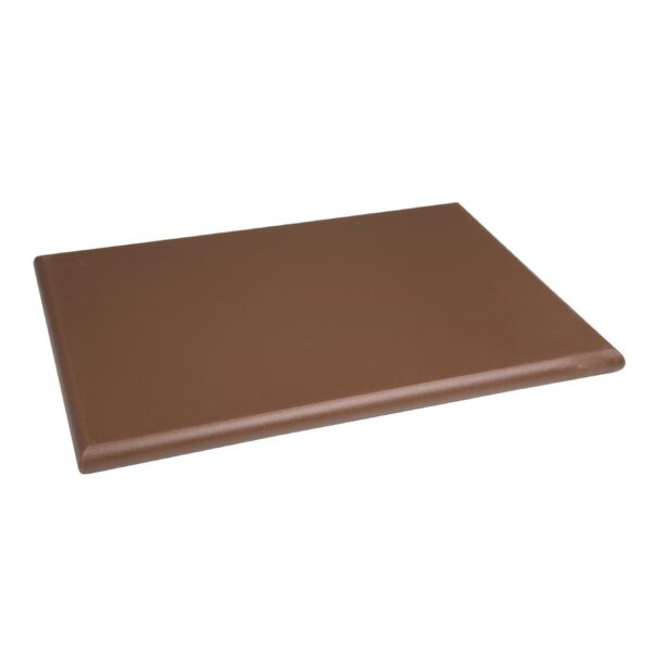 Hygiplas Extra Thick High Density Chopping Board Brown - 450x300x25mm