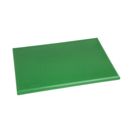 Hygiplas Extra Thick High Density Chopping Board Green - 450x300x25mm