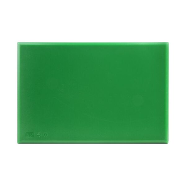 Hygiplas Extra Thick High Density Chopping Board Green - 450x300x25mm - Image 3