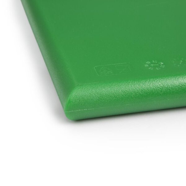 Hygiplas Extra Thick High Density Chopping Board Green - 450x300x25mm - Image 4