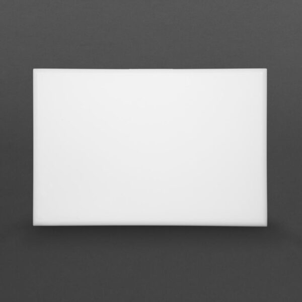 Hygiplas Extra Thick High Density Chopping Board White - 450x300x25mm - Image 3