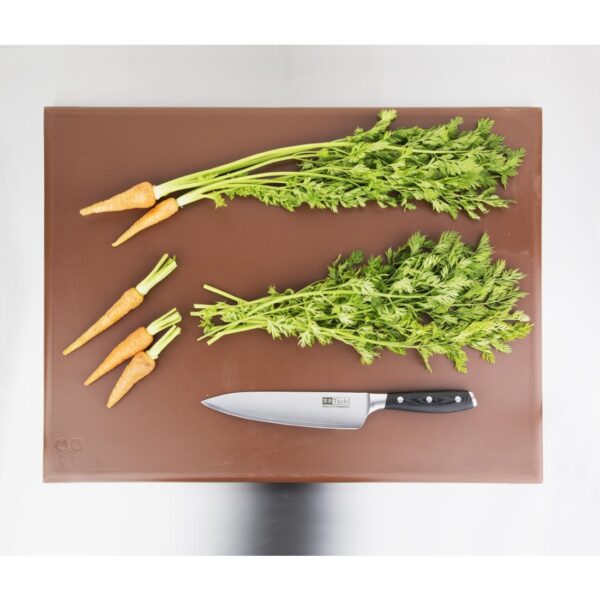 Hygiplas Extra Thick High Density Chopping Board Brown - 600x450x25mm - Image 4