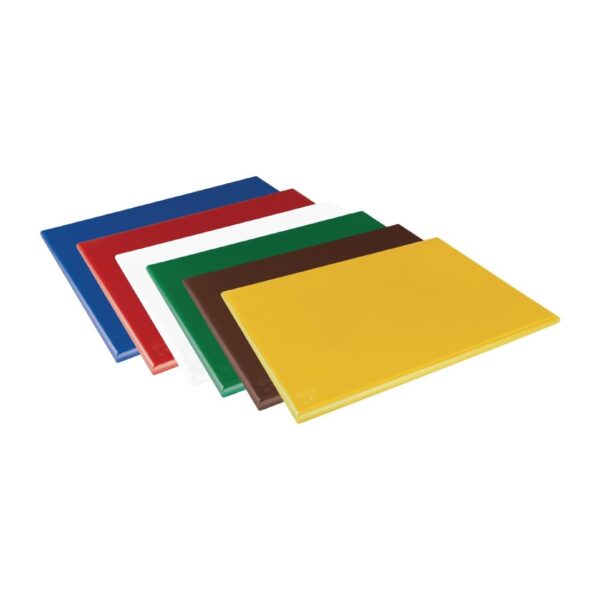 Hygiplas Extra Thick High Density Chopping Board Blue - 600x450x25mm - Image 2