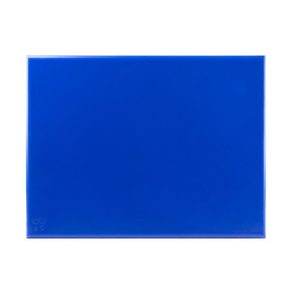Hygiplas Extra Thick High Density Chopping Board Blue - 600x450x25mm - Image 3