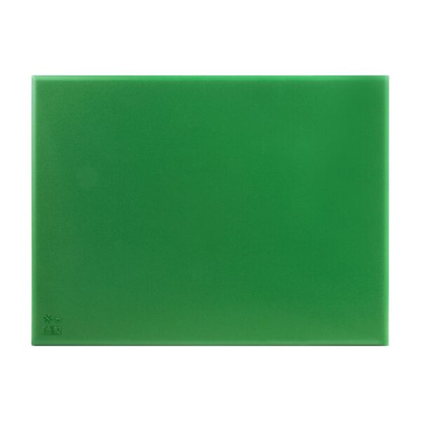 Hygiplas Extra Thick High Density Chopping Board Green - 600x450x25mm - Image 3
