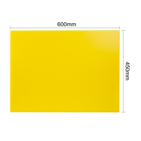 Hygiplas Extra Thick High Density Chopping Board Yellow - 600x450x25mm - Image 7