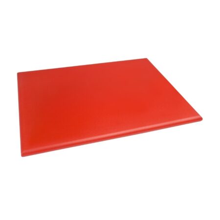 Hygiplas Extra Thick High Density Chopping Board Red - 600x450x25mm