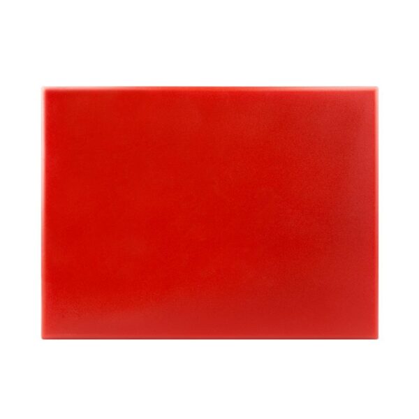Hygiplas Extra Thick High Density Chopping Board Red - 600x450x25mm - Image 2