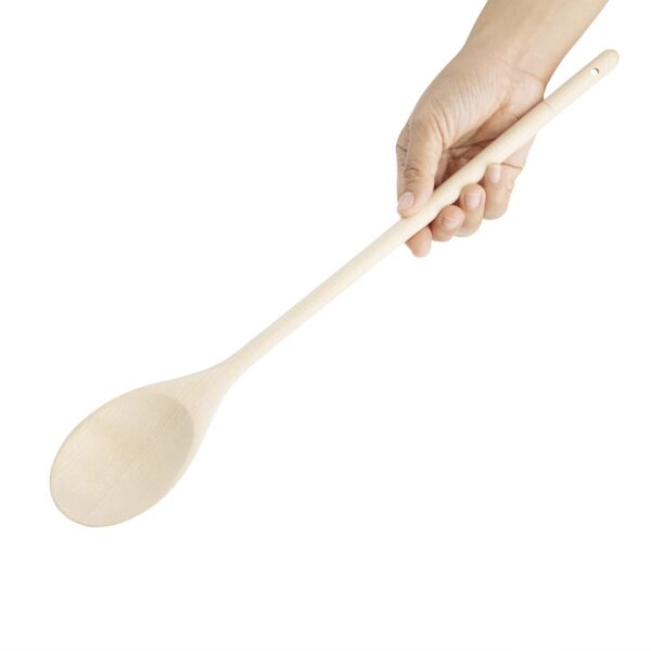 Vogue Wooden Spoon - 406mm 16" - Image 2
