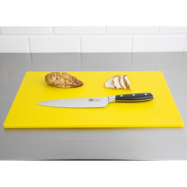 Hygiplas Low Density Chopping Board Yellow - 450x300x10mm - Image 3