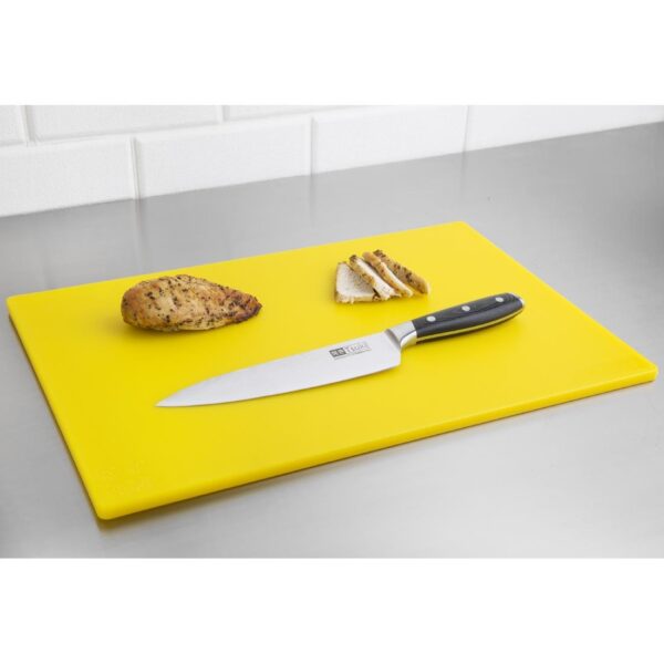 Hygiplas Low Density Chopping Board Yellow - 450x300x10mm - Image 4