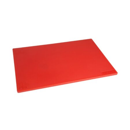 Hygiplas Low Density Chopping Board Red - 450x300x10mm