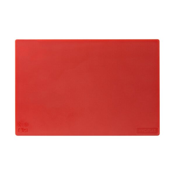 Hygiplas Low Density Chopping Board Red - 450x300x10mm - Image 2
