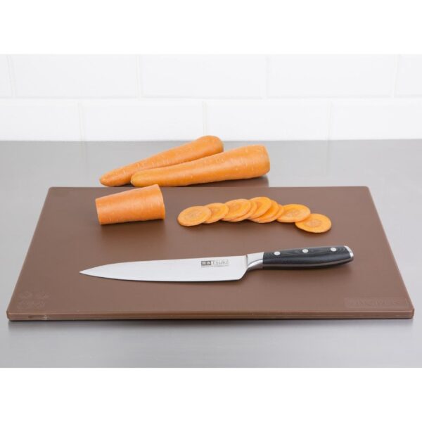 Hygiplas Low Density Chopping Board Brown - 450x300x10mm - Image 3