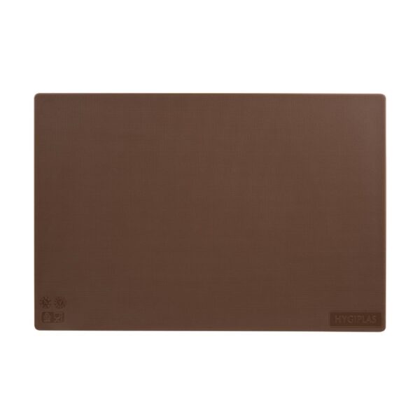 Hygiplas Low Density Chopping Board Brown - 450x300x10mm - Image 6
