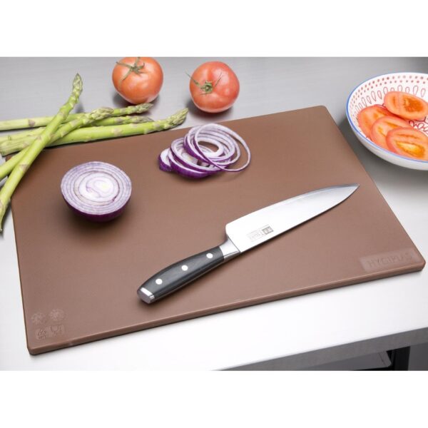 Hygiplas Low Density Chopping Board Brown - 450x300x10mm - Image 8