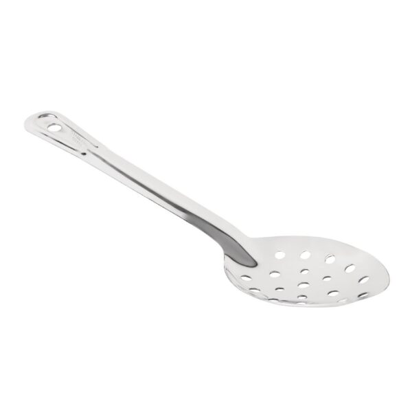 Vogue Serving Spoon Perforated St/St - 280mm 11" - Image 2