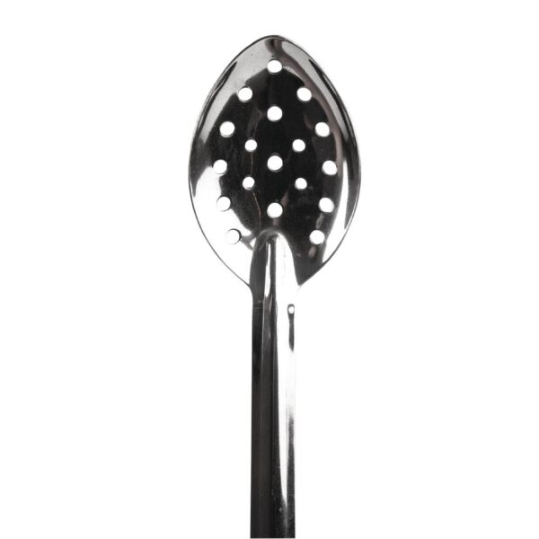 Vogue Serving Spoon Perforated St/St - 328mm 13" - Image 4