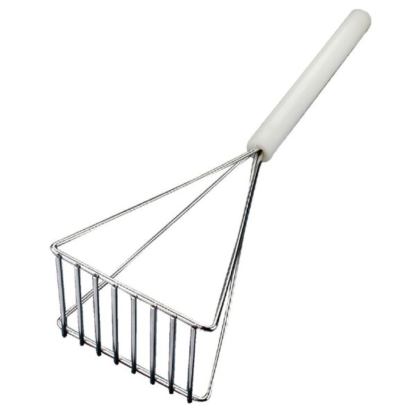Vogue Rectangle Potato Masher - 150x100mm 6x4" - Image 2