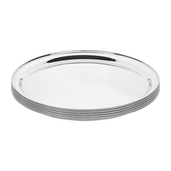Round Tray St/St - 305mm 12" - Image 4