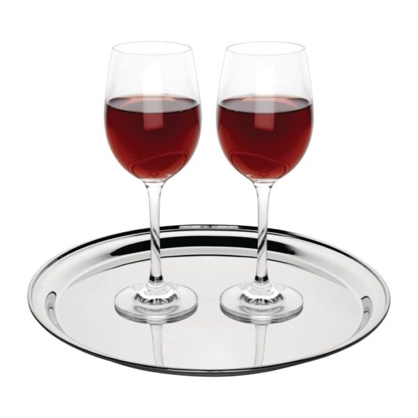 Round Tray St/St - 305mm 12" - Image 6