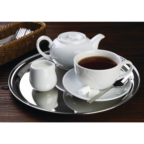 Round Tray St/St - 305mm 12" - Image 8