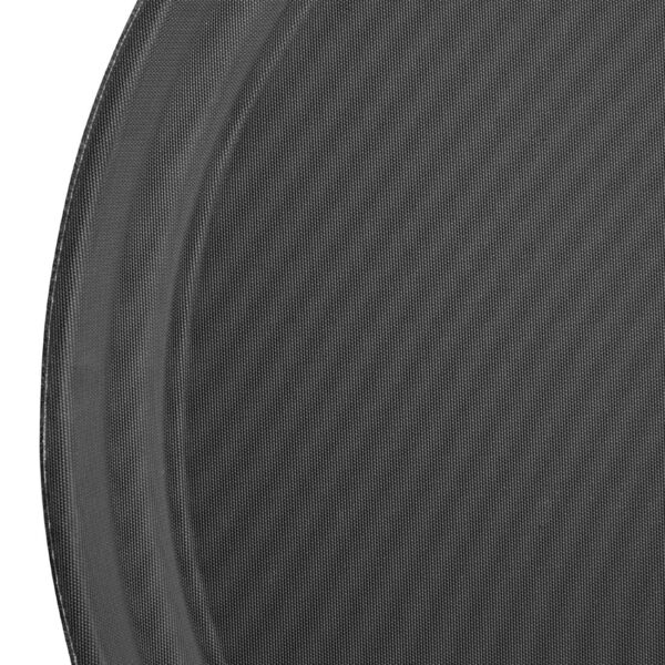 Olympia Kristallon Anti-Slip Fibreglass Round Tray Black - 356mm - Image 3