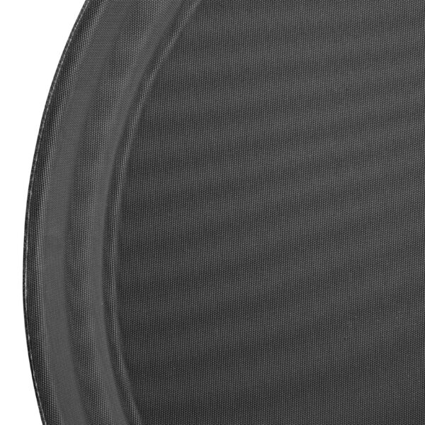 Olympia Kristallon Round Tray Anti-Slip Fibreglass Black - 406mm - Image 3