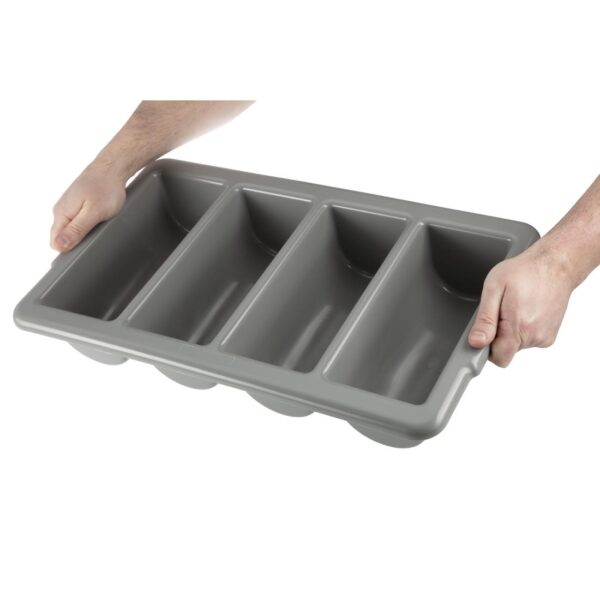 Olympia Kristallon Cutlery Tray 4 Compartment - GN 1/1 - Image 3
