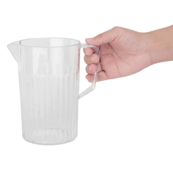 Olympia Kristallon Polycarbonate Jug Clear - 0.9Ltr - Image 2