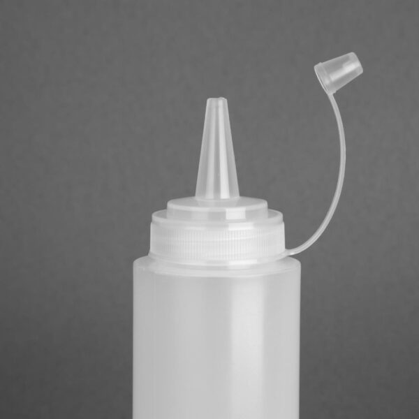 Vogue Squeeze Bottle Clear - 225ml 8oz - Image 3