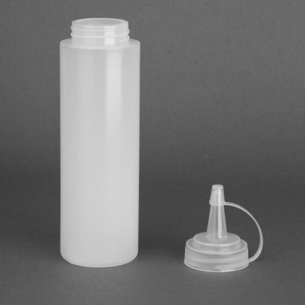 Vogue Squeeze Bottle Clear - 225ml 8oz - Image 4