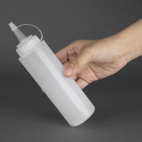 Vogue Squeeze Bottle Clear - 225ml 8oz - Image 5