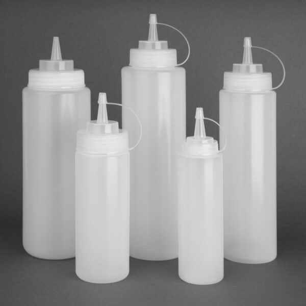 Vogue Squeeze Bottle Clear - 225ml 8oz - Image 6
