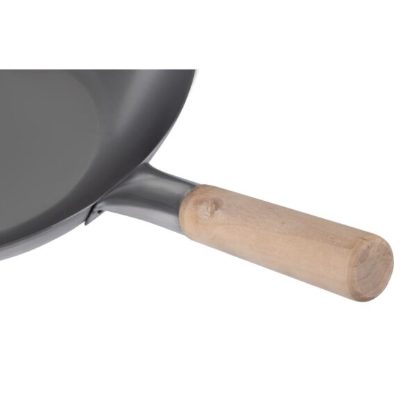 Vogue Wok Flat Base - 350mm 13 3/4" - Image 5