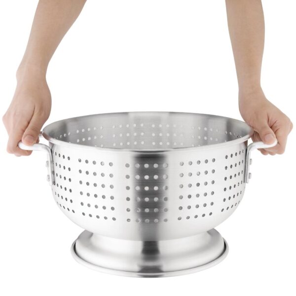 Vogue Colander Aluminium - 300mm 12" - Image 2