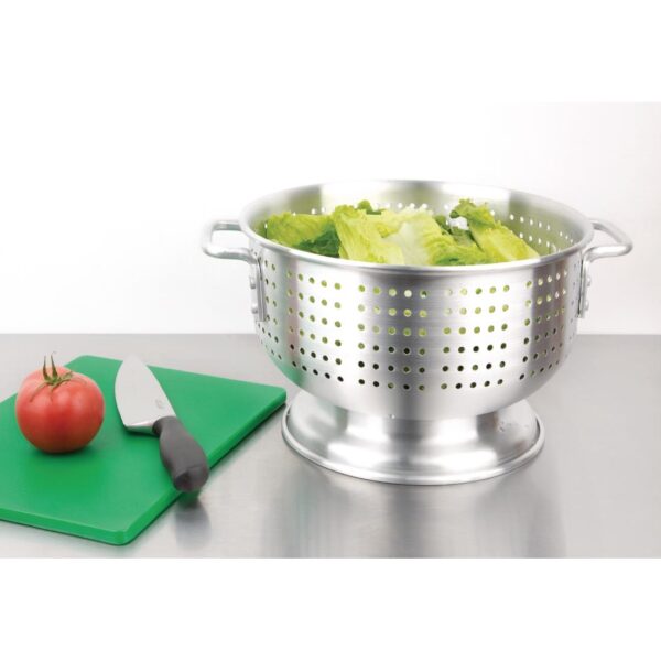 Vogue Colander Aluminium - 300mm 12" - Image 3