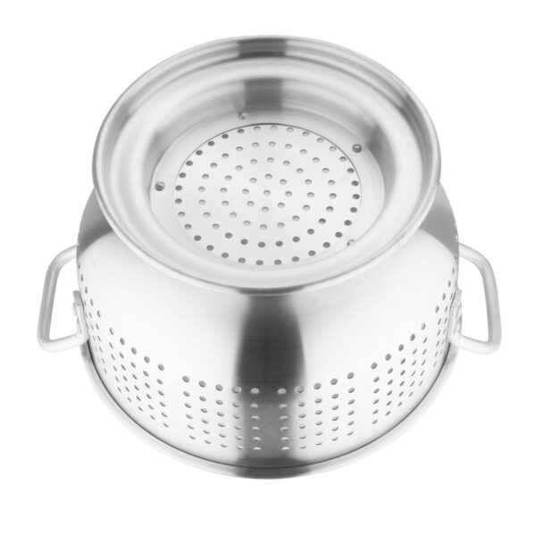 Vogue Colander Aluminium - 400mm 16" - Image 4