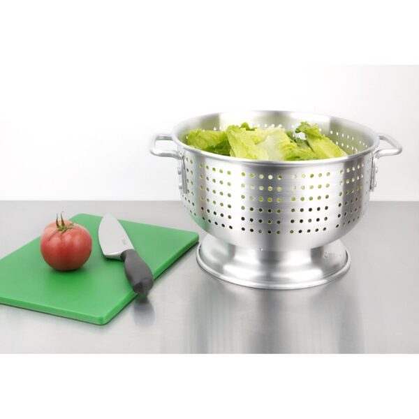 Vogue Colander Aluminium - 400mm 16" - Image 5