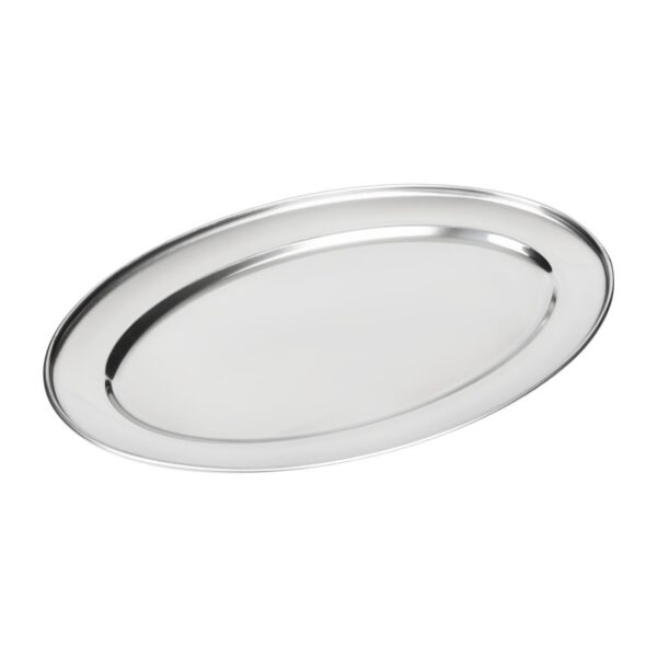 Oval Serving Tray St/St - 660mm 26"