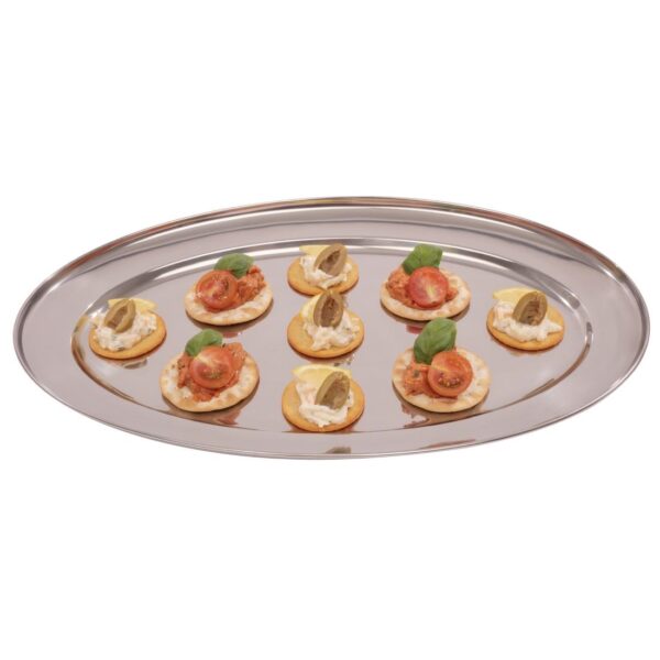 Oval Meat Flat St/St - 18" - Image 5
